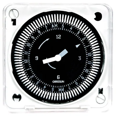 INTERRUPTOR DE TIEMPO, CARÁTULA DE RELOJ, 24 HORAS