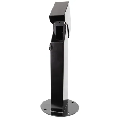 PEDESTAL-1-GANG,18", NEGRO