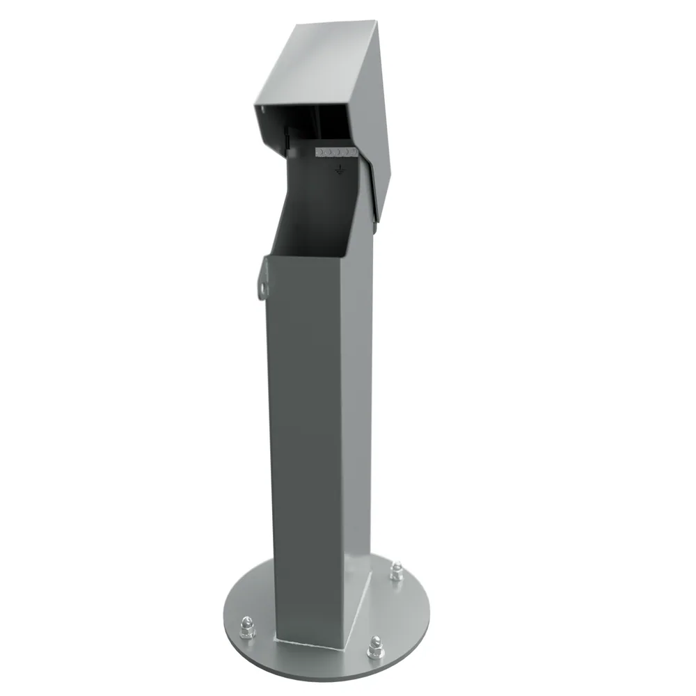 PEDESTAL-1-GANG,18" GRIS