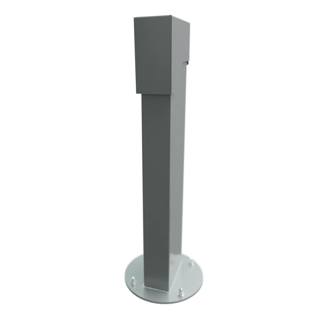 PEDESTAL-1-GANG,24",GRIS