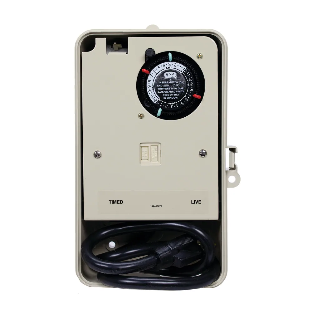 TIMER ENCHUFABLE C/GFCI + 2 REEMPL (6)