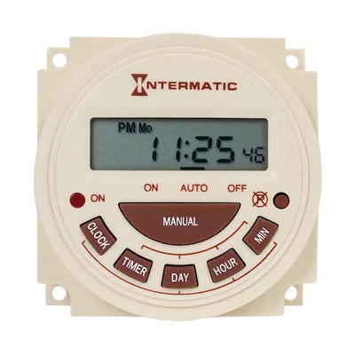 Electronic panel mount timer