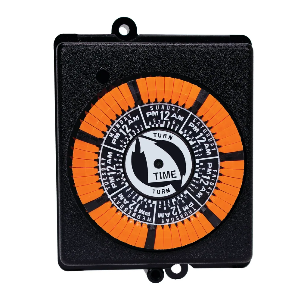 Mechanical panel mount timer