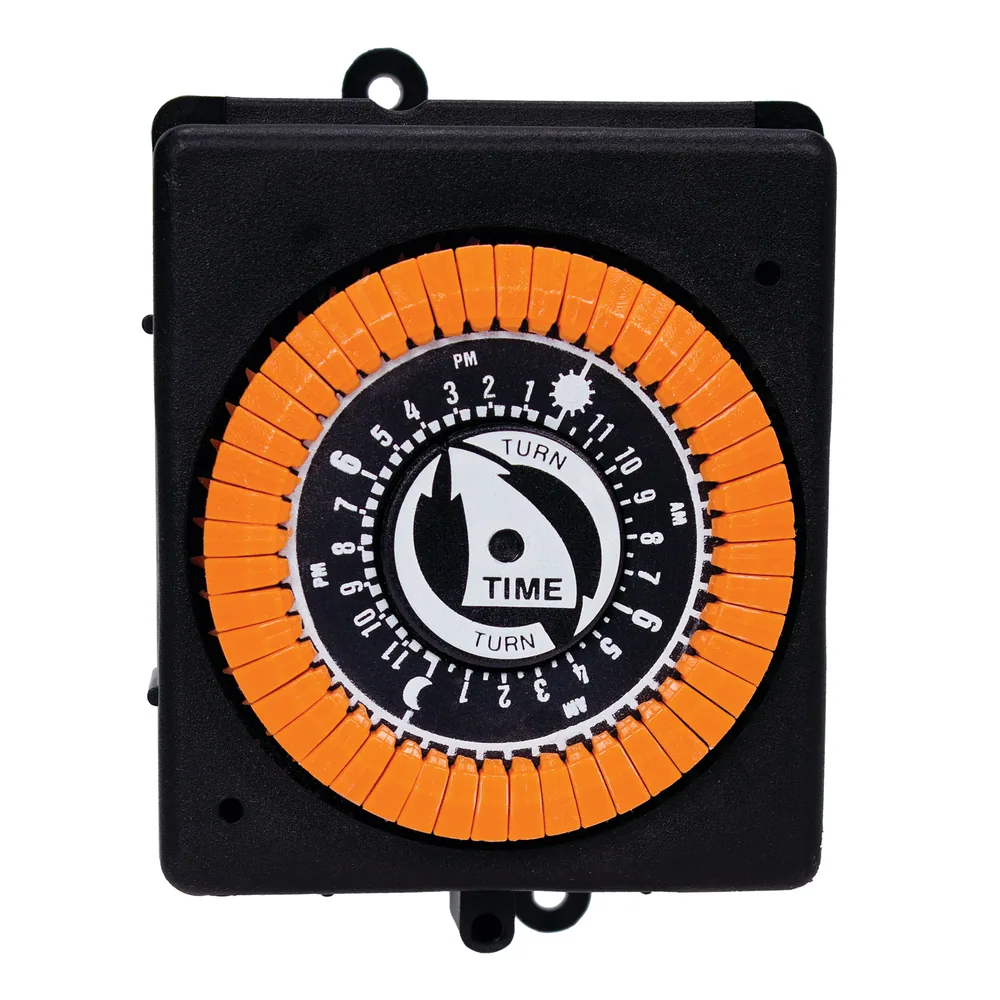 Mechanical panel mount timer
