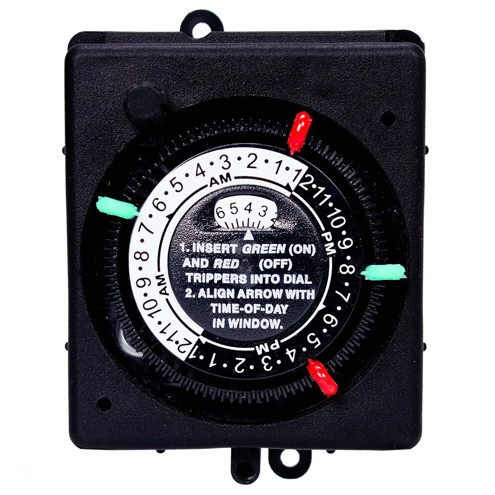 Mechanical panel mount timer