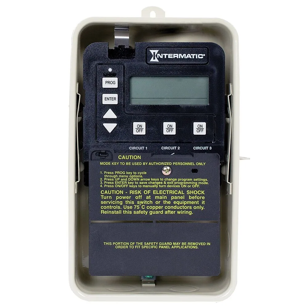 TIMER 3 CIRCUITOS, PROTECCIÓN CONTRA CONGELAMIENTO, CAJA METÁLICA