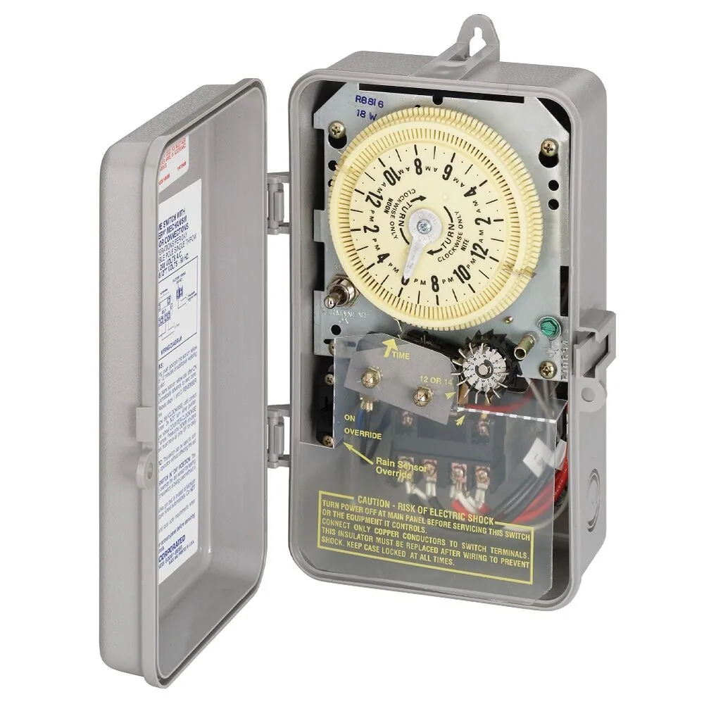 TIMER RIEGO 24HR 240V CON SENSOR DE LLUVIA