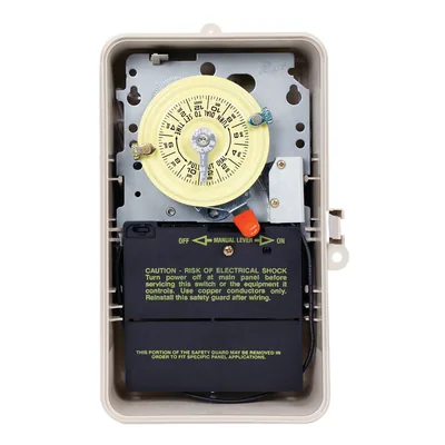 INTERRUPTOR DE TIEMPO INTERIOR, CAJA PLÁSTICA BEIGE