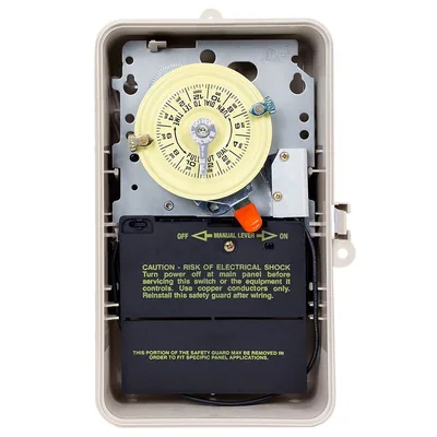 INTERRUPTOR DE TIEMPO/CAJA PLÁSTICA BEIGE