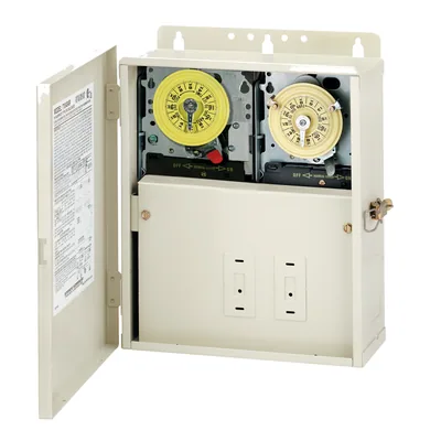 Pool Timer Control Panel