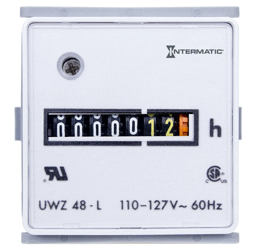 HORÓMETRO CA, 120V, MONTAJE EMPOTRADO