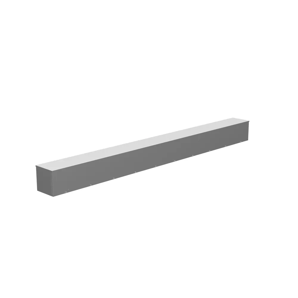 10x72x10 Screw Cover Wireway Type 3R UL Listed Steel No Knockouts No Paint Quad D Knockout for Lock Emboss Mounting Holes in Back