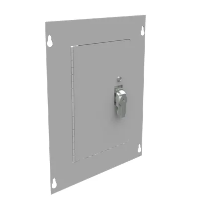 Surface Mount Cover Type 1 10x12 Screw Cover ANSI 61 Gray Steel Hinged Door Keylocking Slam Latch