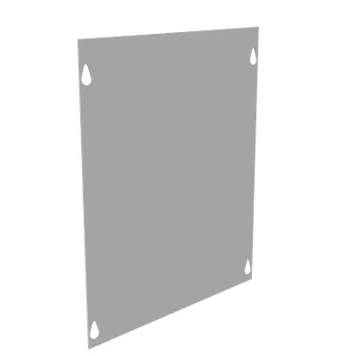 Front Cover Type 1 10x12 Screw Cover ANSI 61 Gray Steel