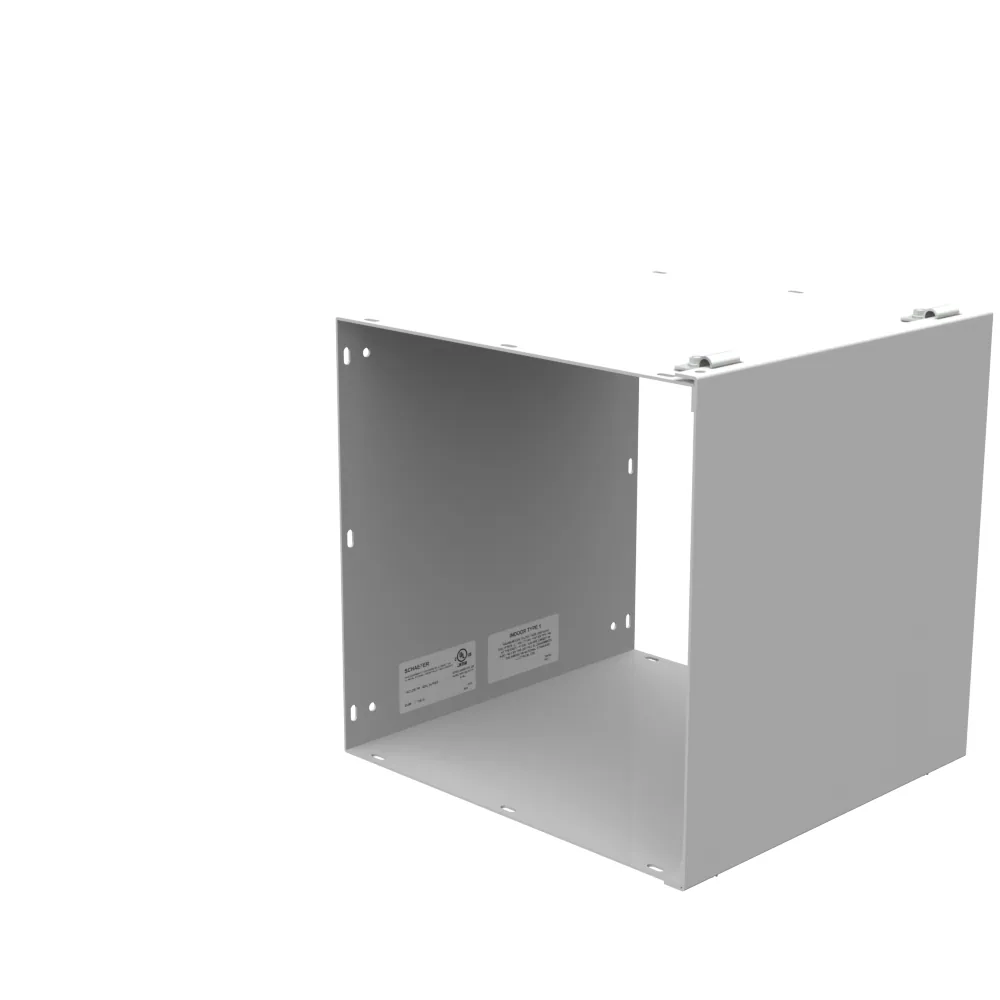 12x12x12 Hinge Cover Type 1 UL Listed Steel No Knockouts ANSI 61 Gray