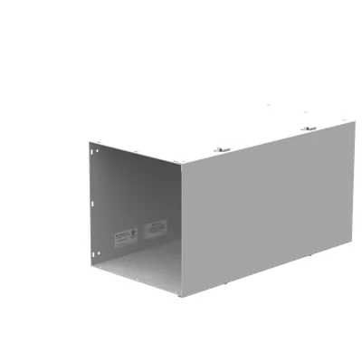 12X24X12 Hinge Cover Wireway UL Listed Type 1 Steel No Knockouts ANSI 61 Gray