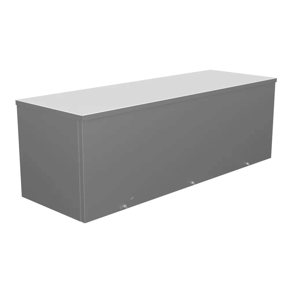 Ducto cuadrado 12X36X12 con tapa atornillada, acero tipo 3R listado UL, sin troqueles, sin pintura, troquel cuádruple D para candado