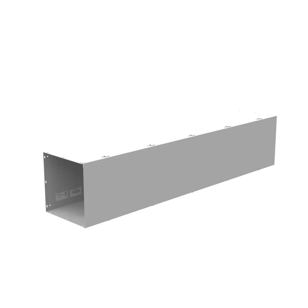 12X60X12 Hinge Cover Wireway UL Listed Type 1 Steel No Knockouts ANSI 61 Gray