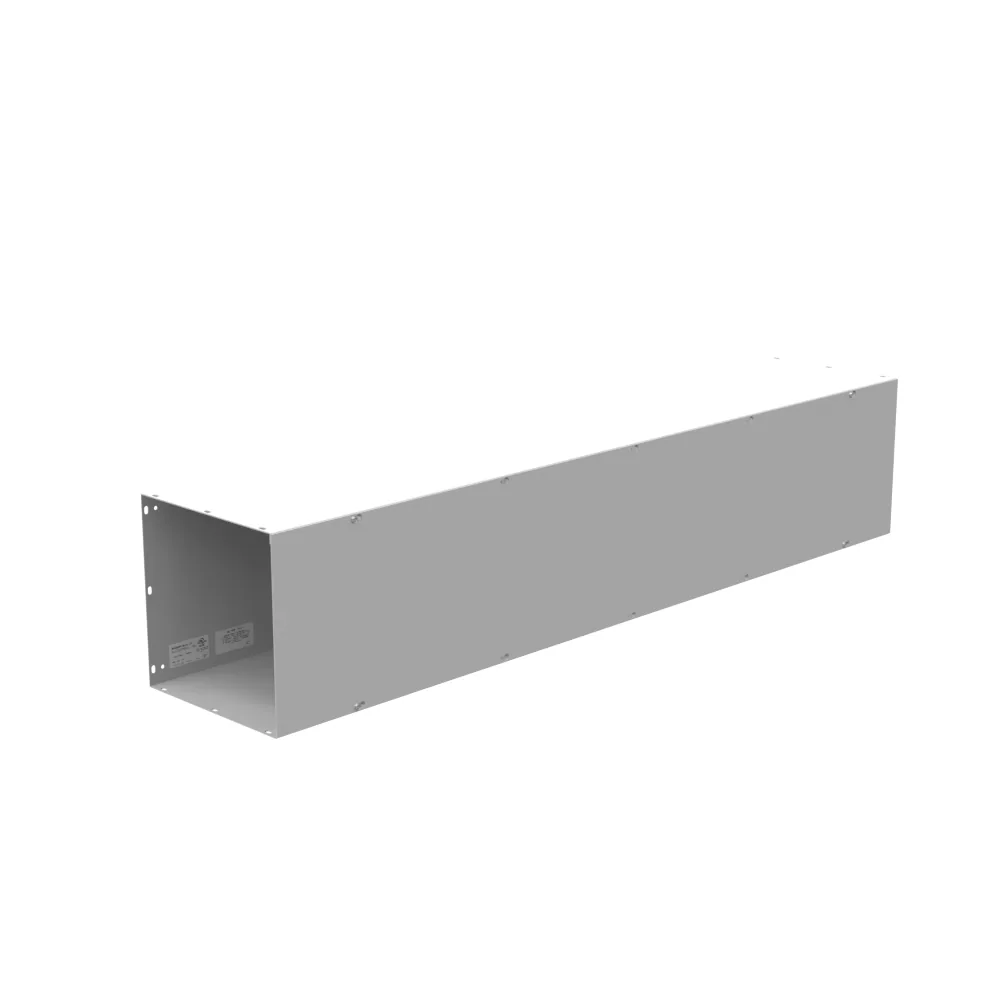 12X96X12 Screw Cover Wireway UL Listed Type 1 Steel No Knockouts ANSI 61 Gray