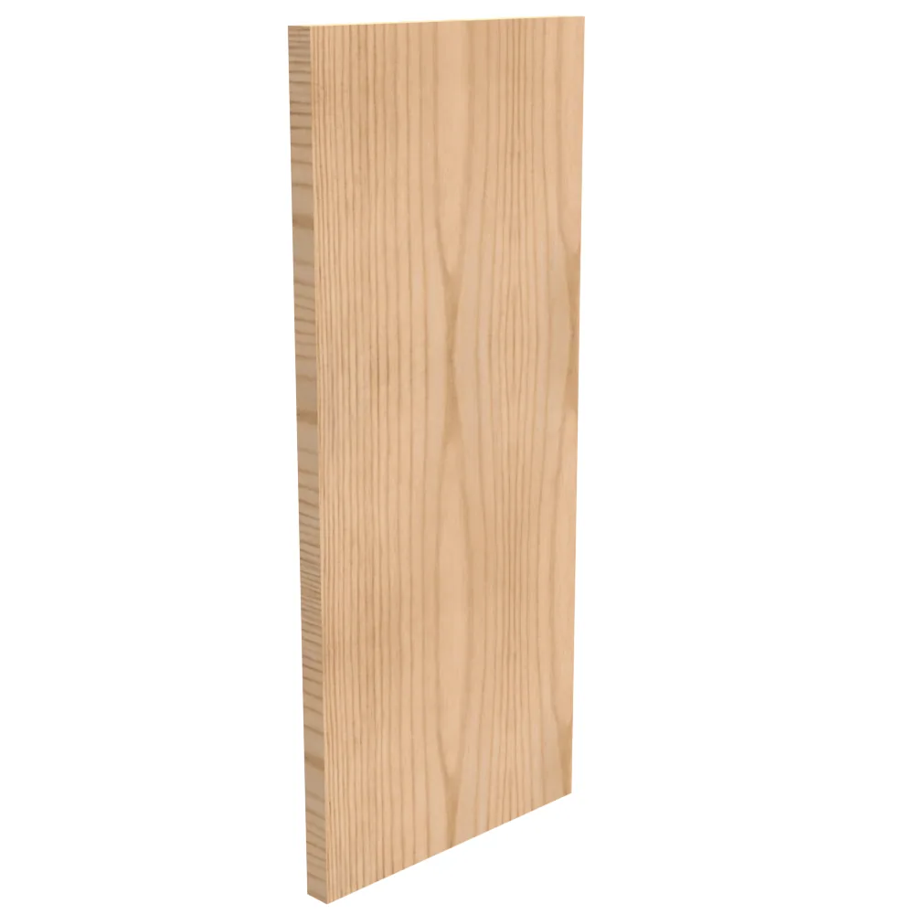 Panel posterior 9x21 No listado UL Madera Sin pintura Sin agujeros de montaje
