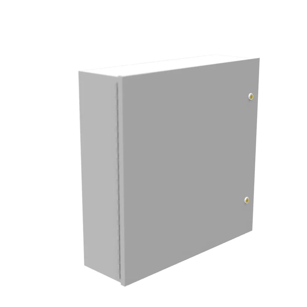 20X6X20 Tapa Embisagrada Tipo 1 Listado UL Acero Sin Troqueles Gris ANSI 61 Cerrojo de Cuarto de Vuelta Bisagra Continua
