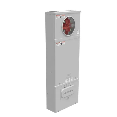 4 TERM RNGTP 2 SML CLS PLT TRIPLEX GND LNK BYPS 100 AMP MN BRKR 10KAIC 240V