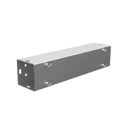 2.5x12x2.5 Screw Cover Wireway Type 1 UL Listed Steel No Knockouts No Paint