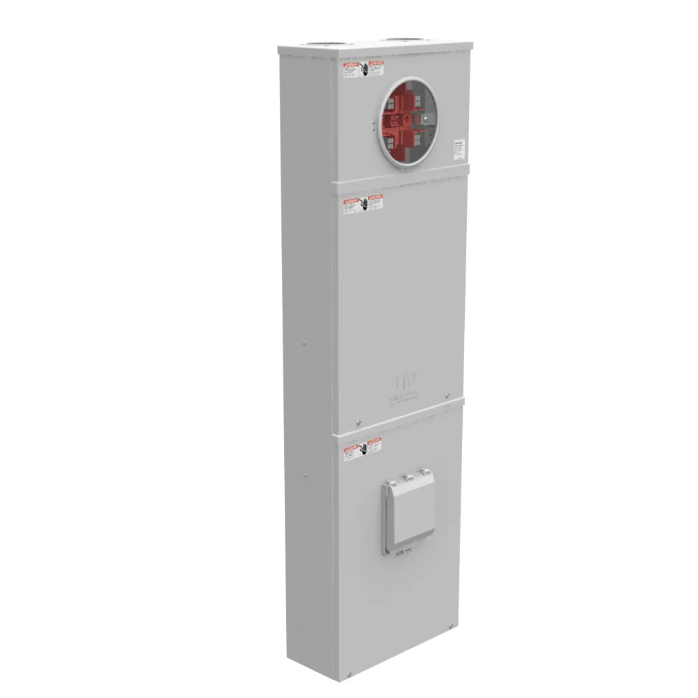 4 TERMINALES CON ANILLO 2 PLACAS DE CIERRE CHICAS TIERRA TRIPLE BYPASS DE PUENTE DESCONECTABLE PRINCIPAL DE 200 AMP 200KAIC 240V