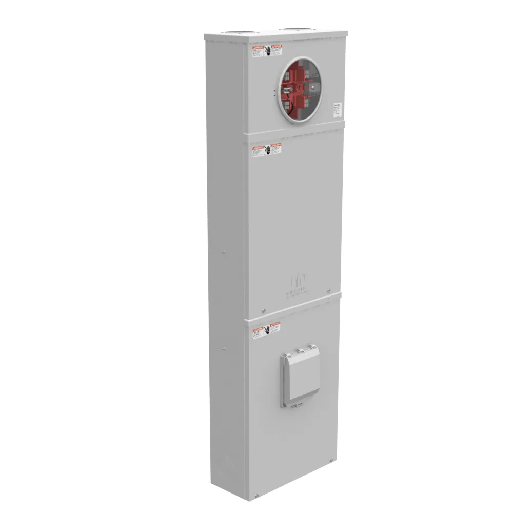 5 TERMINALES CON ANILLO 2 PLACA DE CIERRE CHICA TIERRA SENCILLA BYPASS DE PUENTE 200 AMP INTERRUPTOR PRINCIPAL EXTRAÍBLE 200KAIC 240V