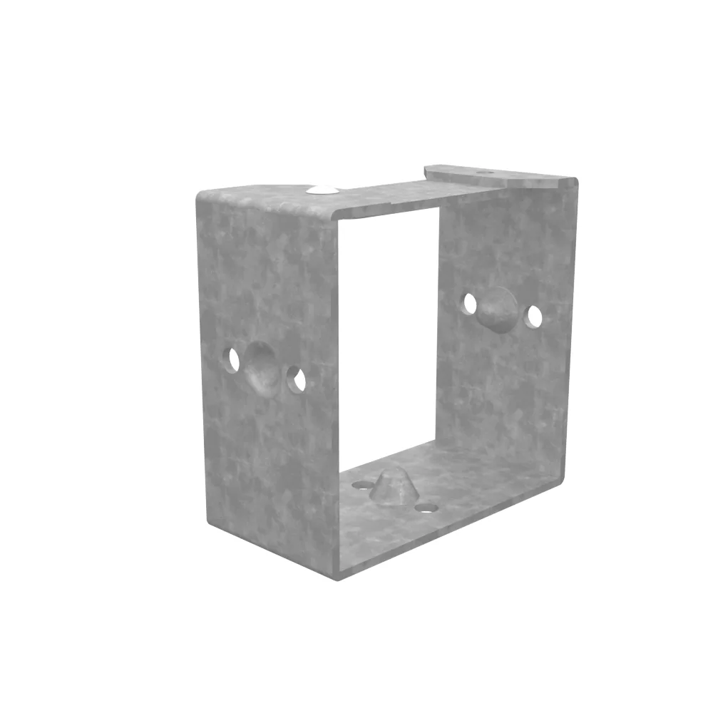 Wireway Connector Type 1 2x2 Screw Cover Hinge Cover No Paint Steel No Knockouts