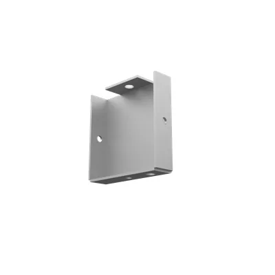 Wireway End Type 1 2x2 Screw Cover No Paint Steel No Knockouts