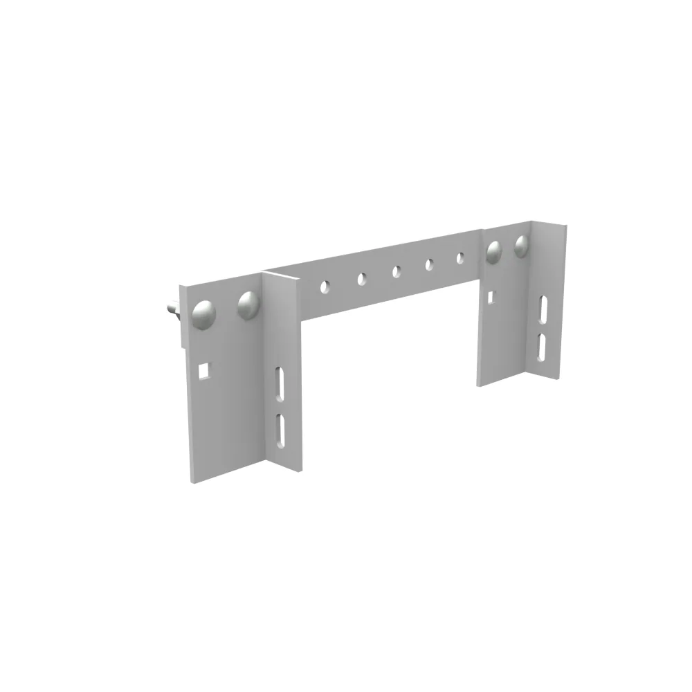 Wireway Hanger Non UL Listed 2x2 Wireway ANSI 61 Gray Steel