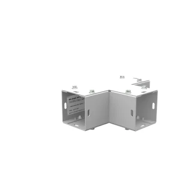 Wireway Tee for Screw Cover Type 1 2x2 Screw Cover ANSI 61 Gray Steel No Knockouts