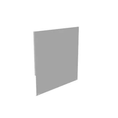 Front Cover Type 3R Non-UL Listed 24x24 Screw Cover ANSI 61 Gray Steel