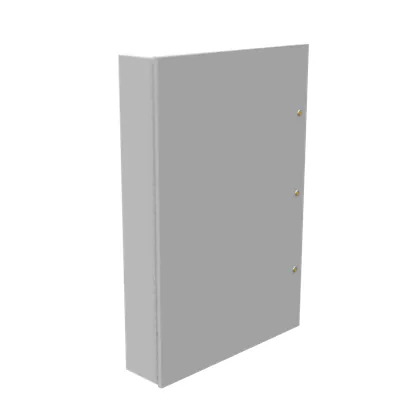 36x6x24 Hinge Cover Type 1 UL Listed Steel No Knockouts ANSI 61 Gray Continuous Hinge Slotted Quarter Turn Latch