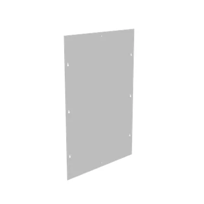 Blank Flush Cover Type 1 24x36 Screw Cover ANSI 61 Gray Steel Flange 3/4 Inch on All Sides