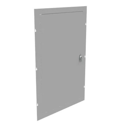 Surface Mount Cover Type 1 24x36 Screw Cover ANSI 61 Gray Steel Hinged Door Keylocking Slam Latch