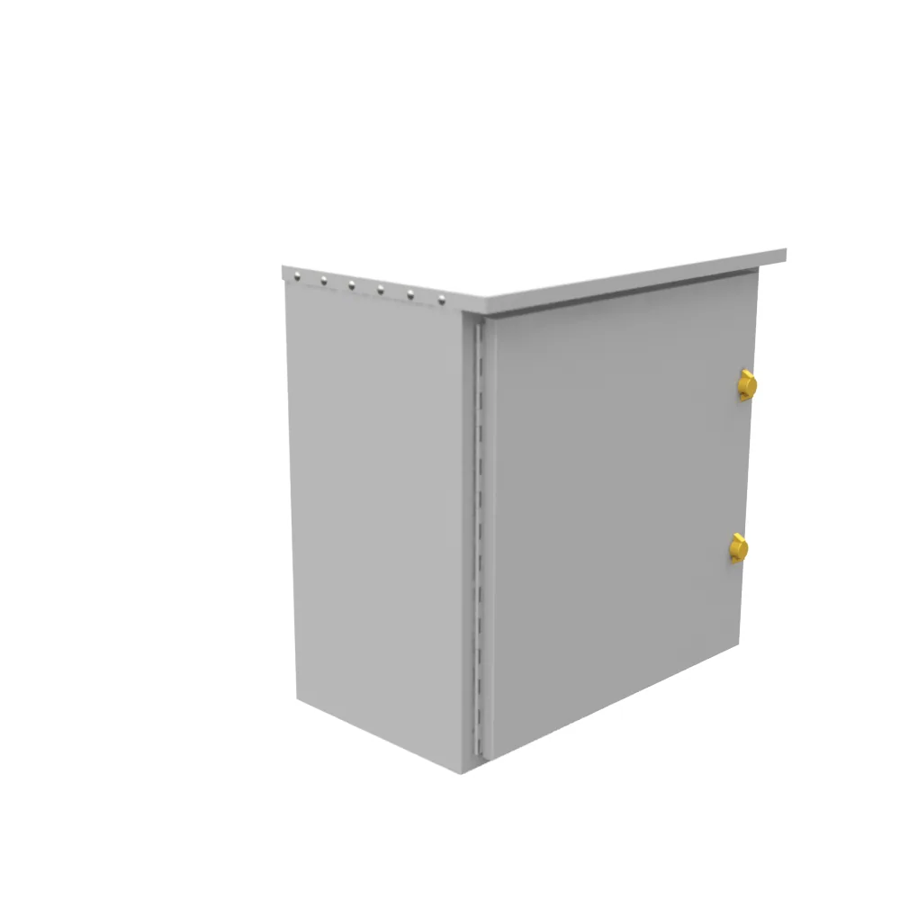 30X16X30 Hinge Cover UL Listed Type 3R Steel No Knockouts ANSI 61 Gray Padlocking Wing Handle Drip Shield Continuous Hinge Back Stiffeners