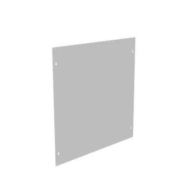 Blank Flush Cover Type 1 30x30 Screw Cover ANSI 61 Gray Steel Flange 3/4 Inch on All Sides