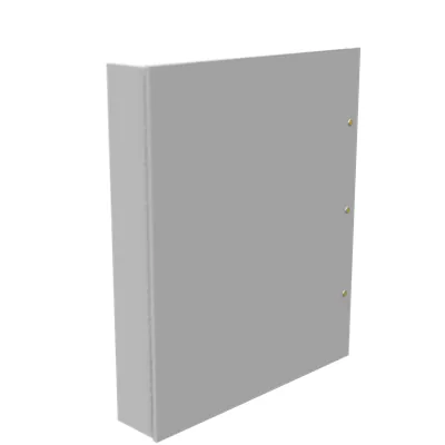 36x6x30 Hinge Cover Type 1 UL Listed Steel No Knockouts ANSI 61 Gray Continuous Hinge Slotted Quarter Turn Latch