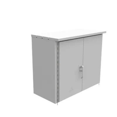30x16x36 Hinge Cover Type 3R Steel No Knockouts ANSI 61 Gray Double Doors Padlocking 3PT Handle Back Panel Weld Studs Drip Shield No Center Post