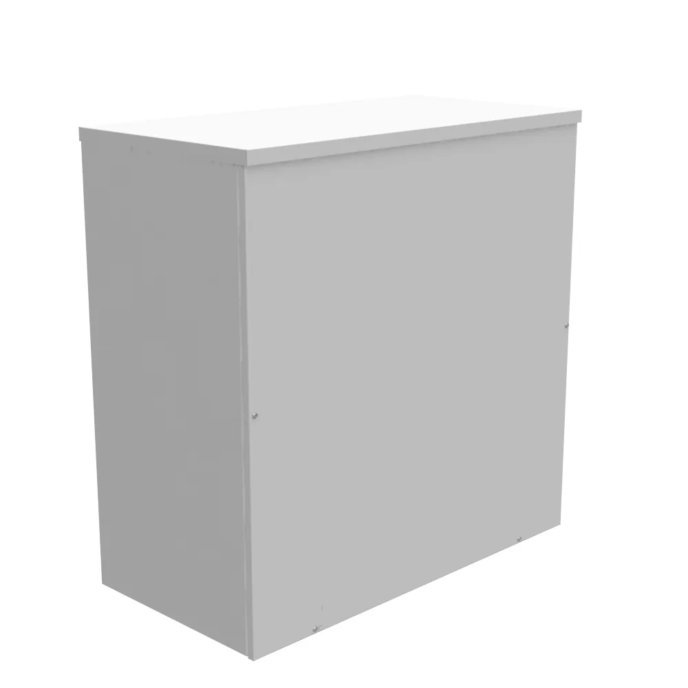 36X18X36 Screw Cover UL Listed Type 3R Steel No Knockouts ANSI 61 Gray Blank Cover Installed