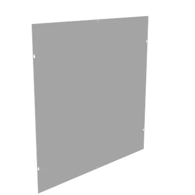 Front Screw Cover Type 1 36x36 Screw Cover ANSI 61 Gray Steel Replacement Cover No Knockouts