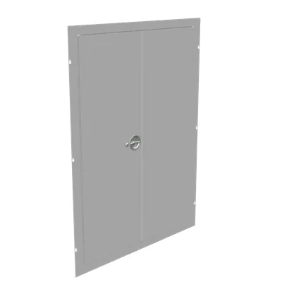 Surface Mount Cover Type 1 36x48 Screw Cover ANSI 61 Gray Steel Hinged Door Keylocking Slam Latch