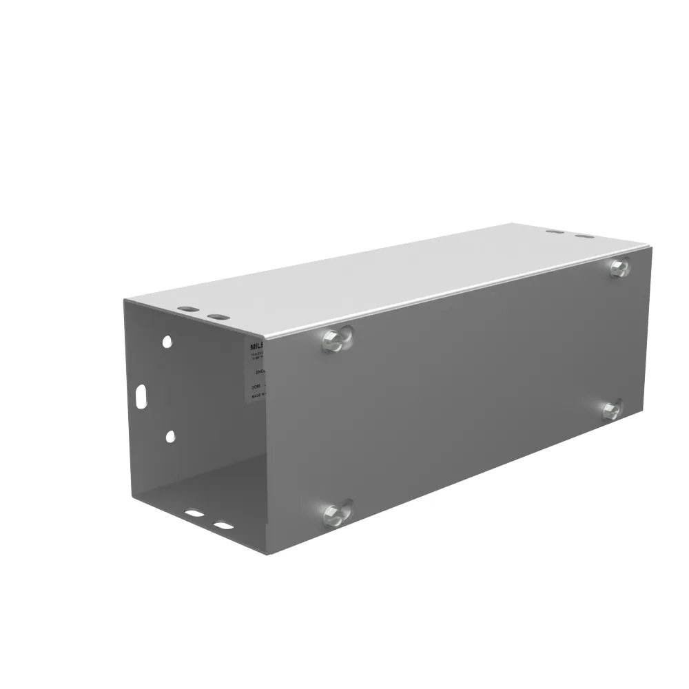 4X12X4 Screw Cover Wireway UL Listed Type 1 Steel No Knockouts No Paint