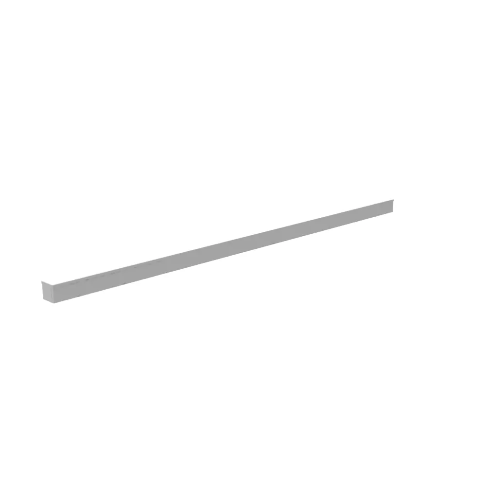 Screw Cover Wireway NEMA 3R Steel No Knockouts ANSI 61 Gray