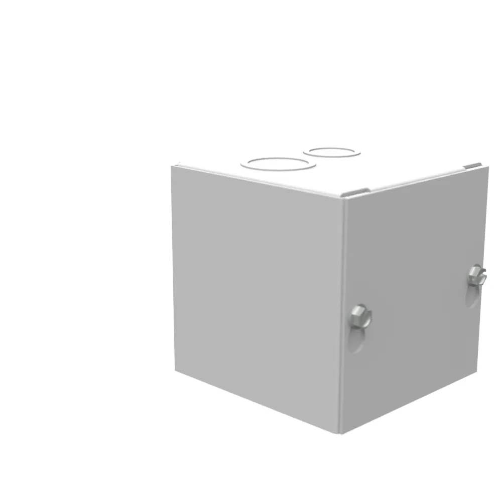 Screw Cover NEMA 1 Steel Knockouts No Paint