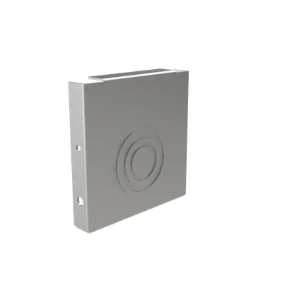 Wireway End Type 1 4x4 Screw Cover No Paint Steel Knockouts