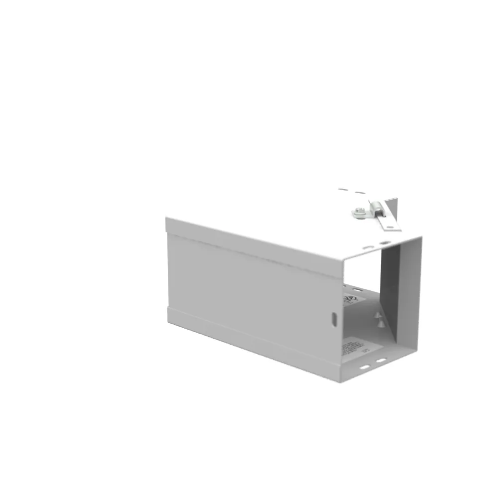 Codo ducto cuadrado 90° para ducto cuadrado embisagrado abertura interior tipo 1 4x4 tapa embisagrada gris ANSI 61 acero sin troqueles