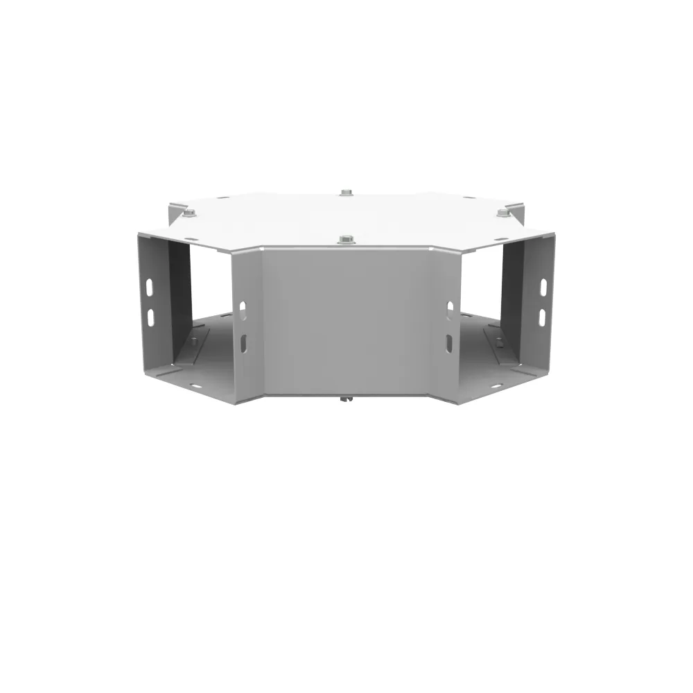 Wireway Cross Type 1 4x4 Screw Cover ANSI 61 Gray Steel